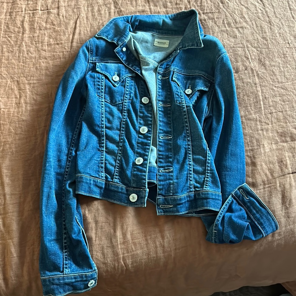 Hudson dark denim jacket